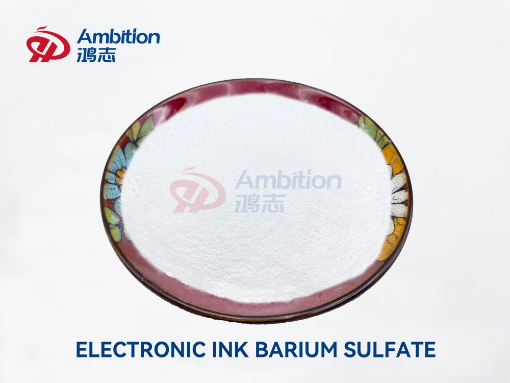 Ambition Materials Electronic Ink Barium Sulfate model CB series BARIACE B-30 B-31 B-32 B-33 B-34 B-35 BLANC FIXE MICRO PLUS